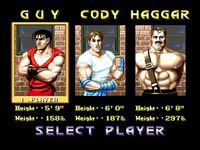 une photo d'Ã©cran de Final Fight CD sur Sega Mega-CD